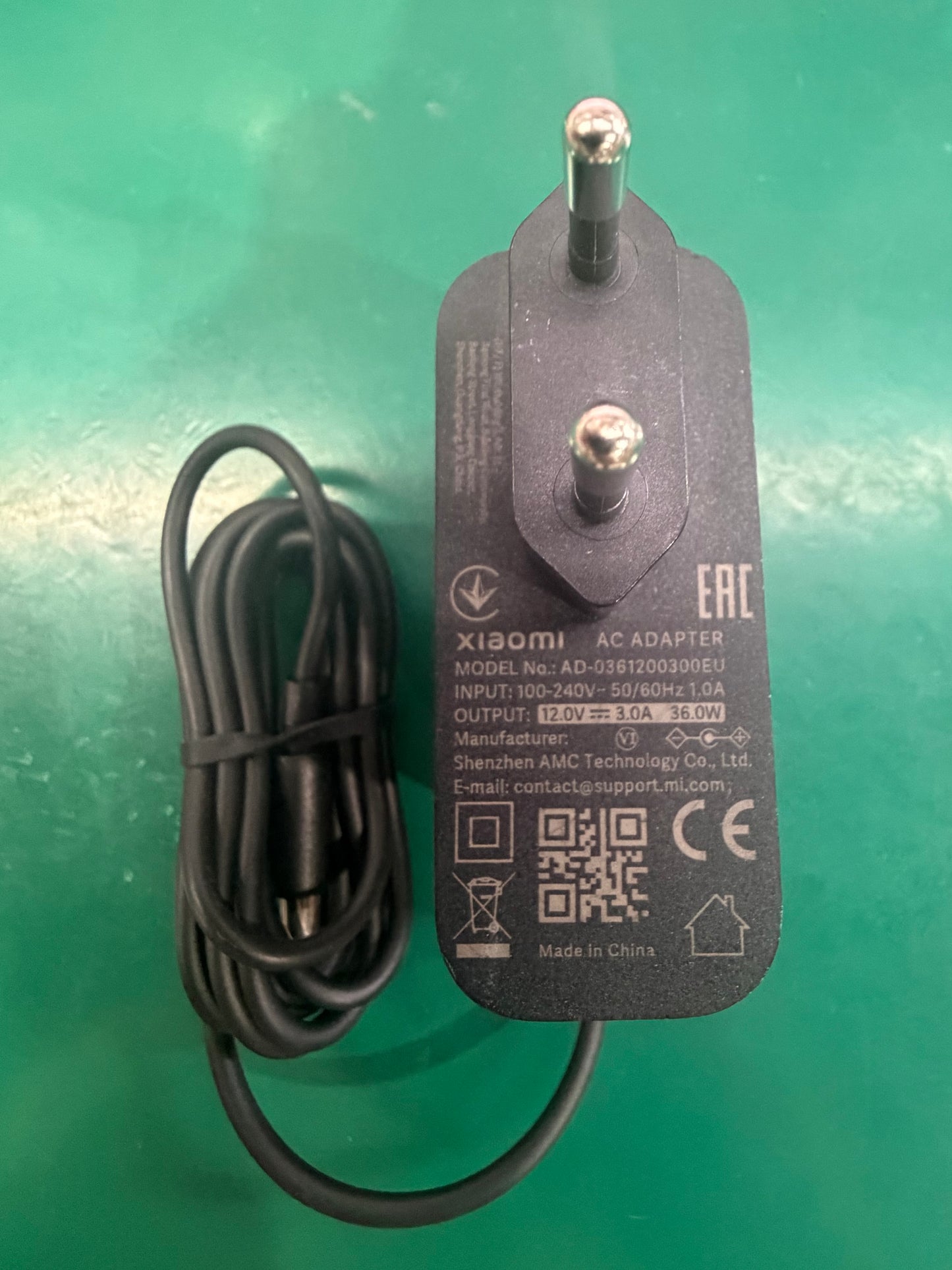 36W AC/DC Adaptor, 12.0V/3.0A, Europlug
